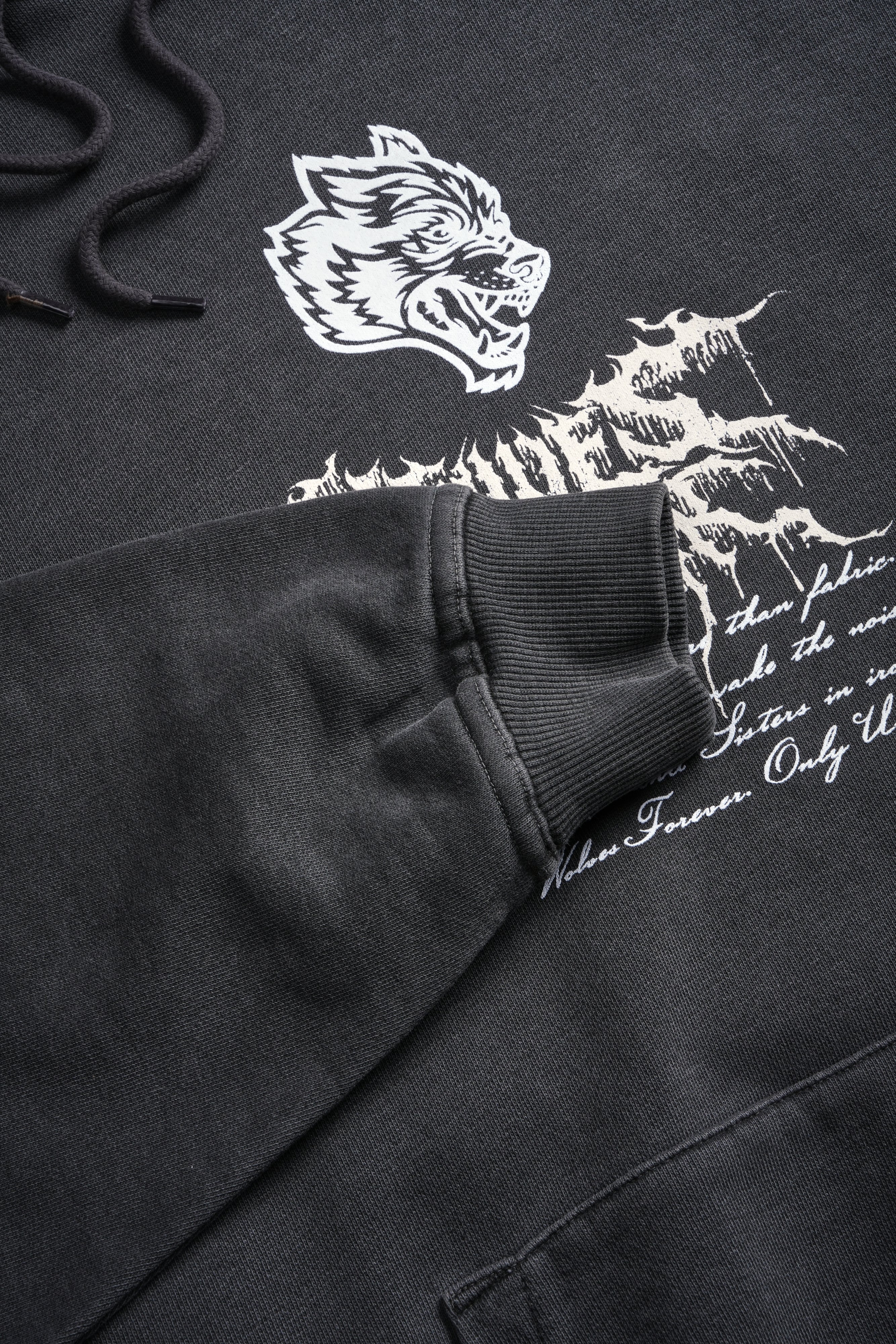Jack Hammer "Grunge" Hoodie in Wolf Gray