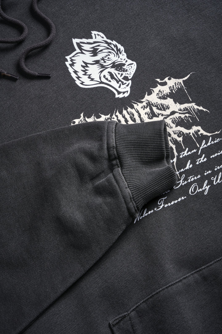Jack Hammer "Grunge" Hoodie in Wolf Gray