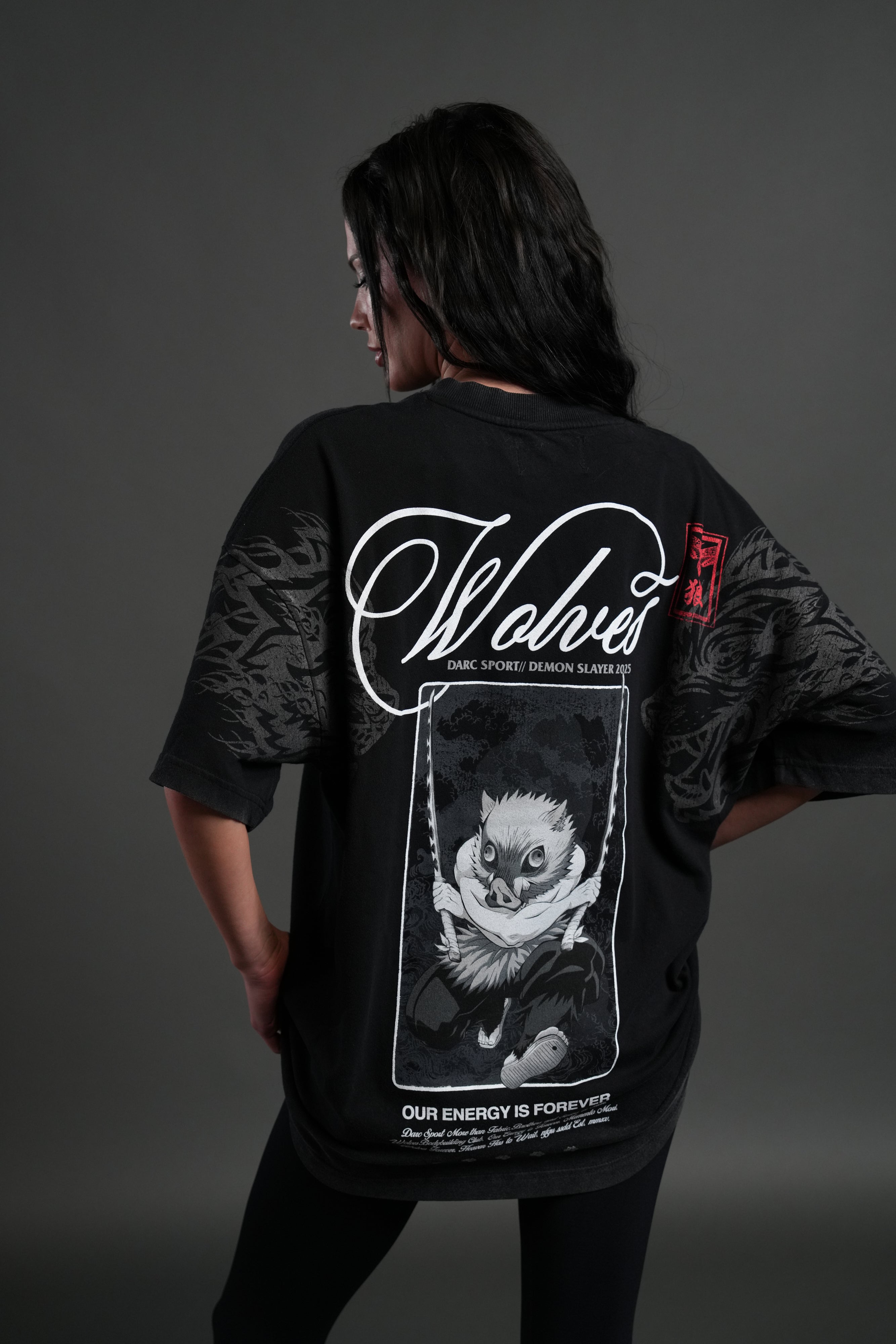 Will of the Beast "Premium" Oversized Tee in Black