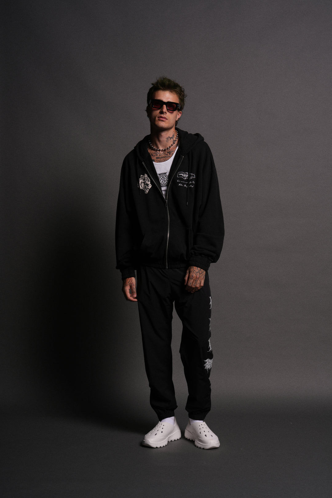 Bane Forever "Chambers" Zip Hoodie in Black