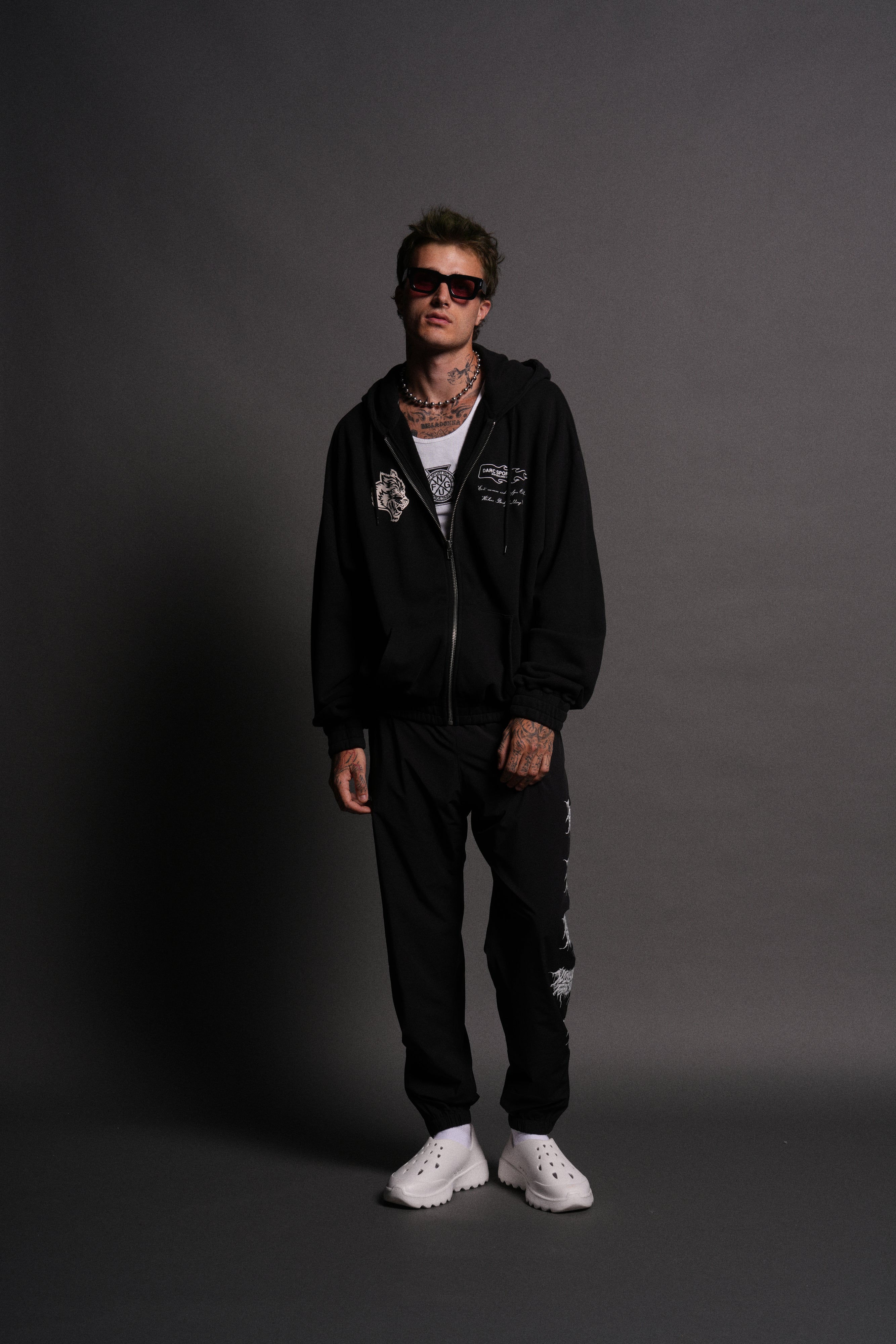 Bane Forever "Chambers" Zip Hoodie in Black