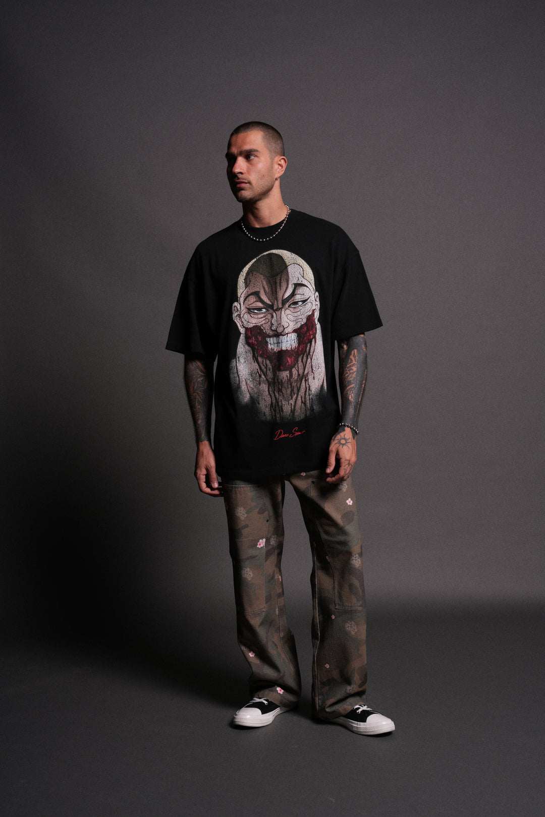 Enraged "Premium" Oversized Tee in Black