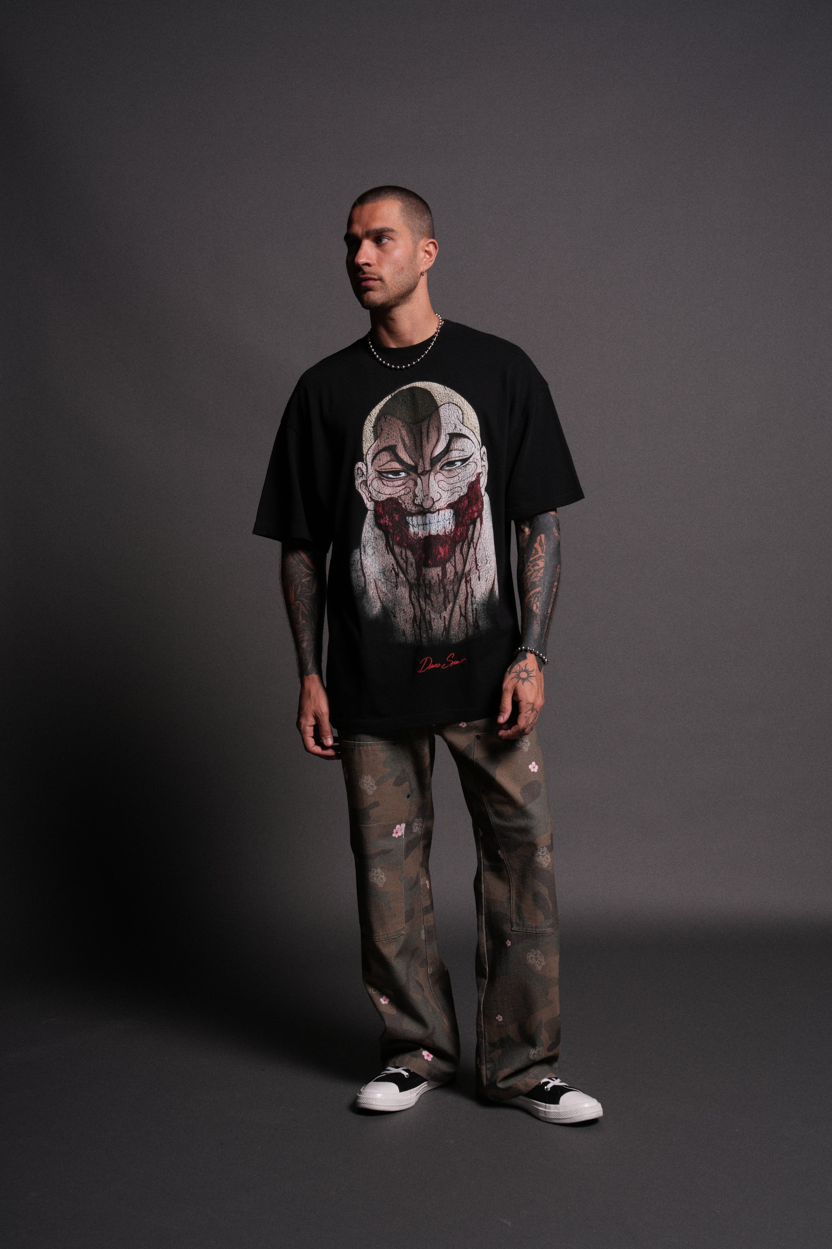 Enraged "Premium" Oversized Tee in Black