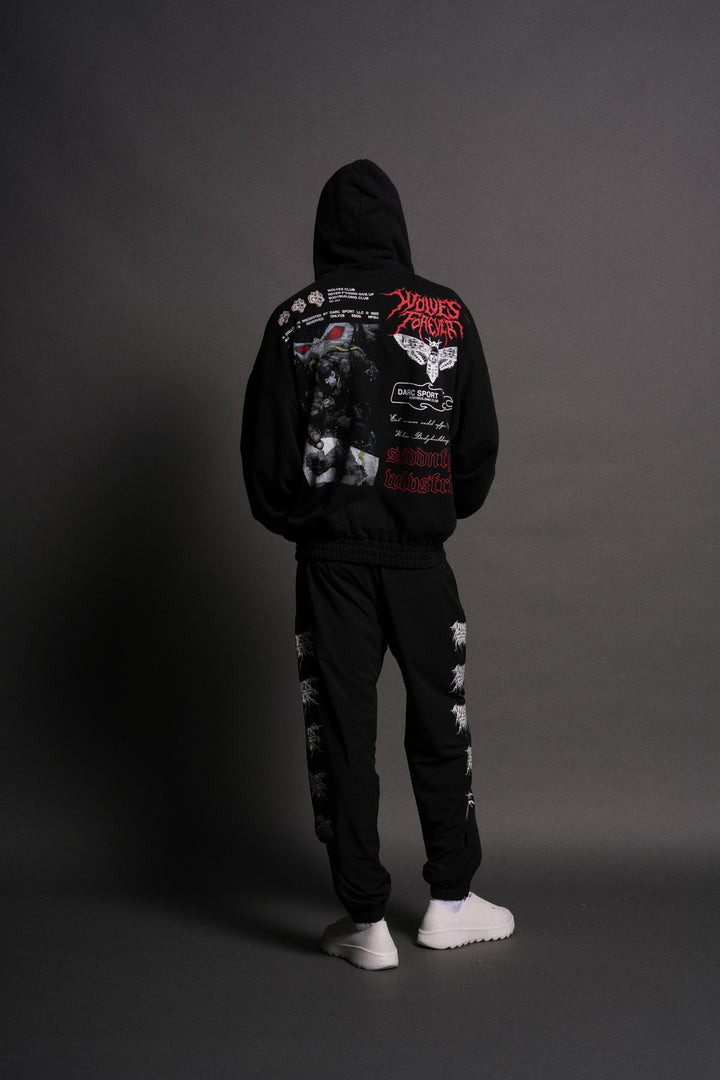 Bane Forever "Chambers" Zip Hoodie in Black