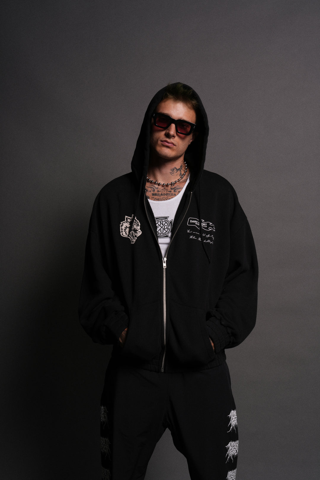 Bane Forever "Chambers" Zip Hoodie in Black