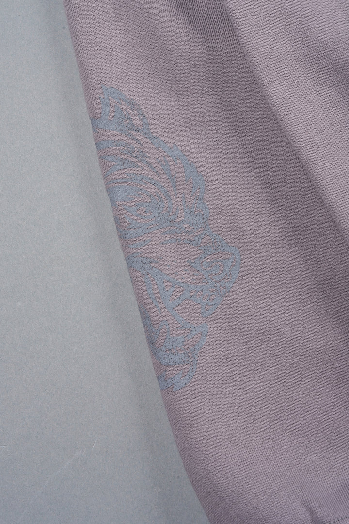 Bone Cage Bishop Hoodie In Pale Gray