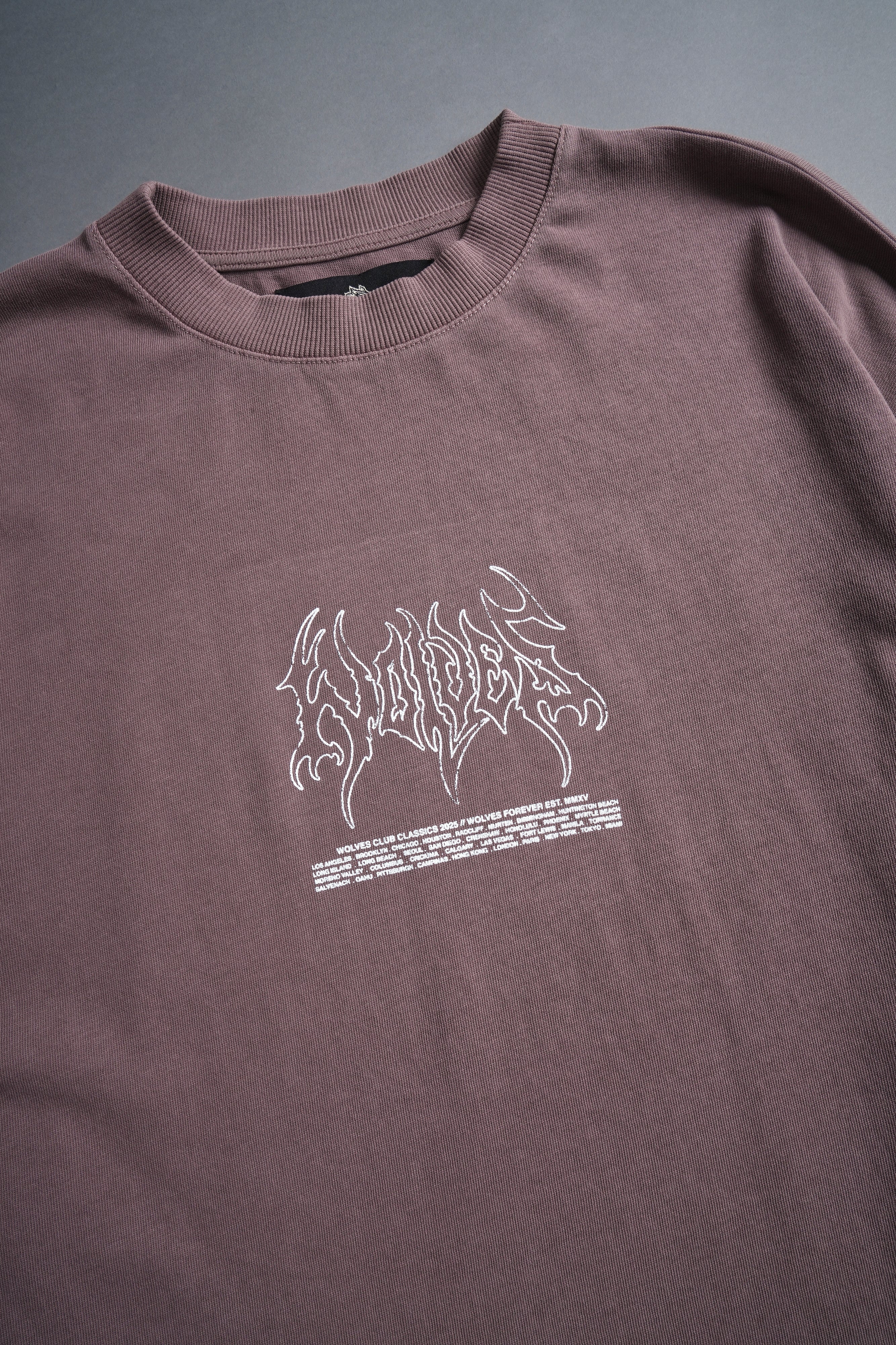 Trust Your Instinct V2 "Premium" Oversized Tee in Mauve