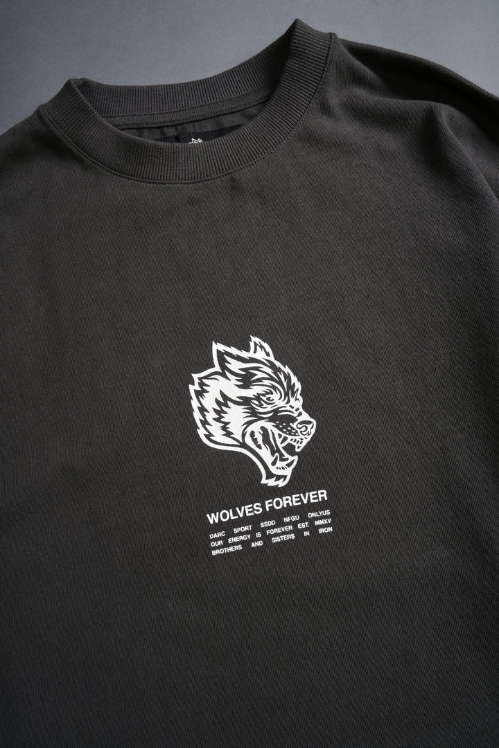 Wolves Have Your Back "Premium" L/S Tee in Wolf Gray