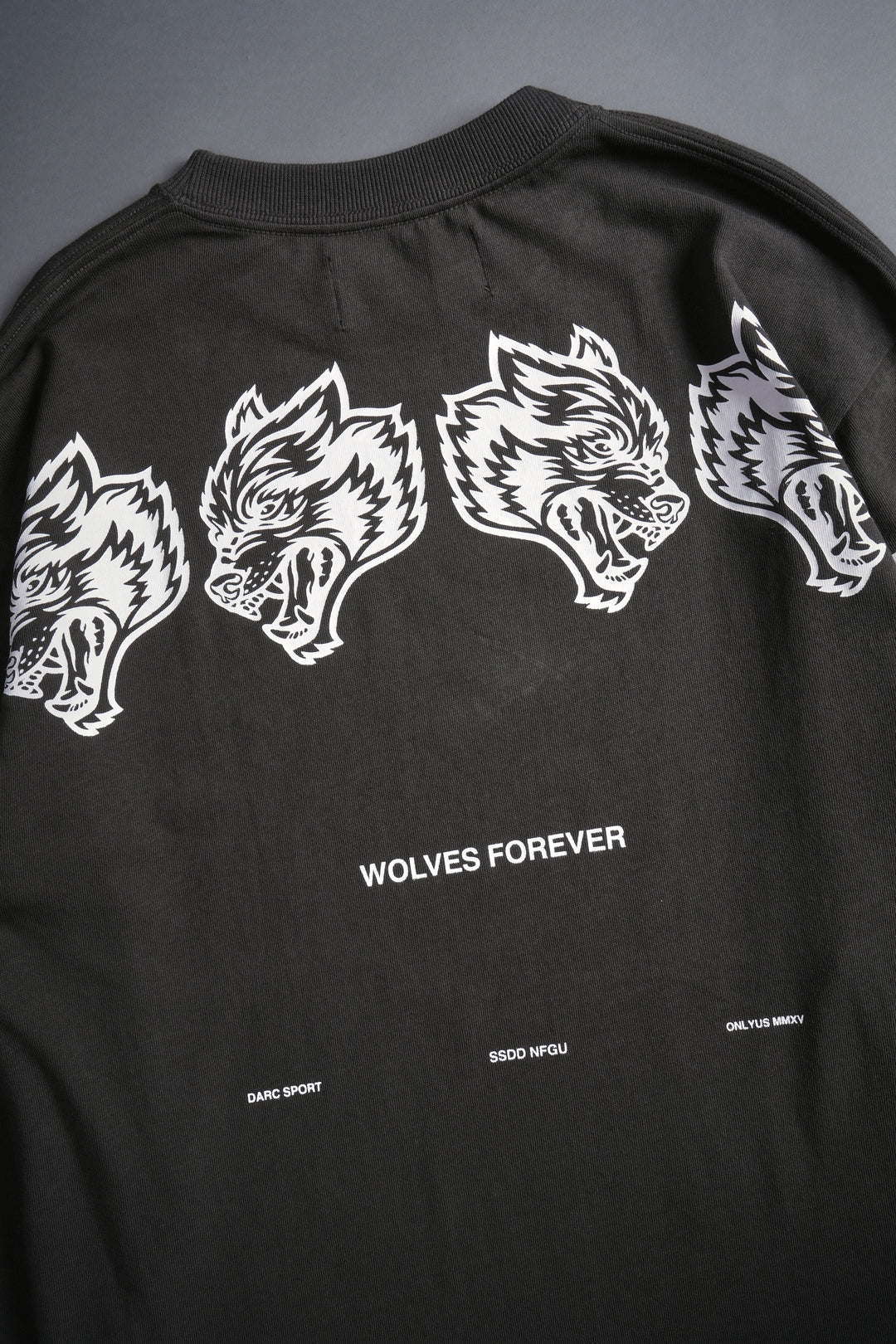 Wolves Have Your Back "Premium" L/S Tee in Wolf Gray