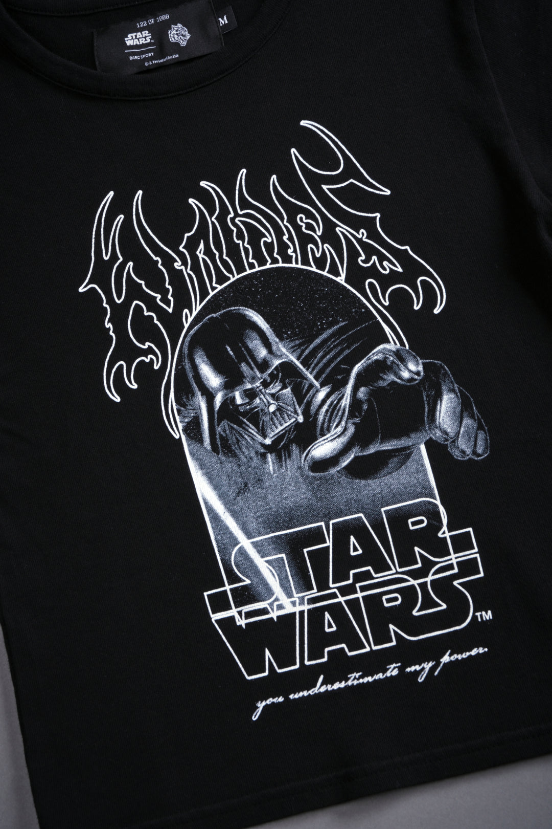 Come To The Dark Side "Baby" Tee in Black