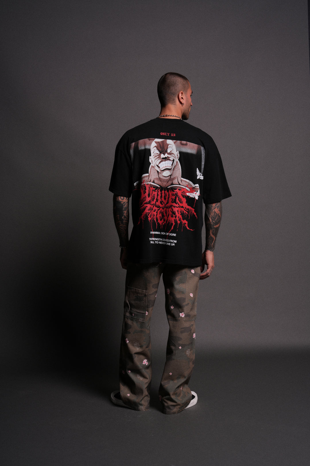 Jack Hammer "Premium" Oversized Tee in Black