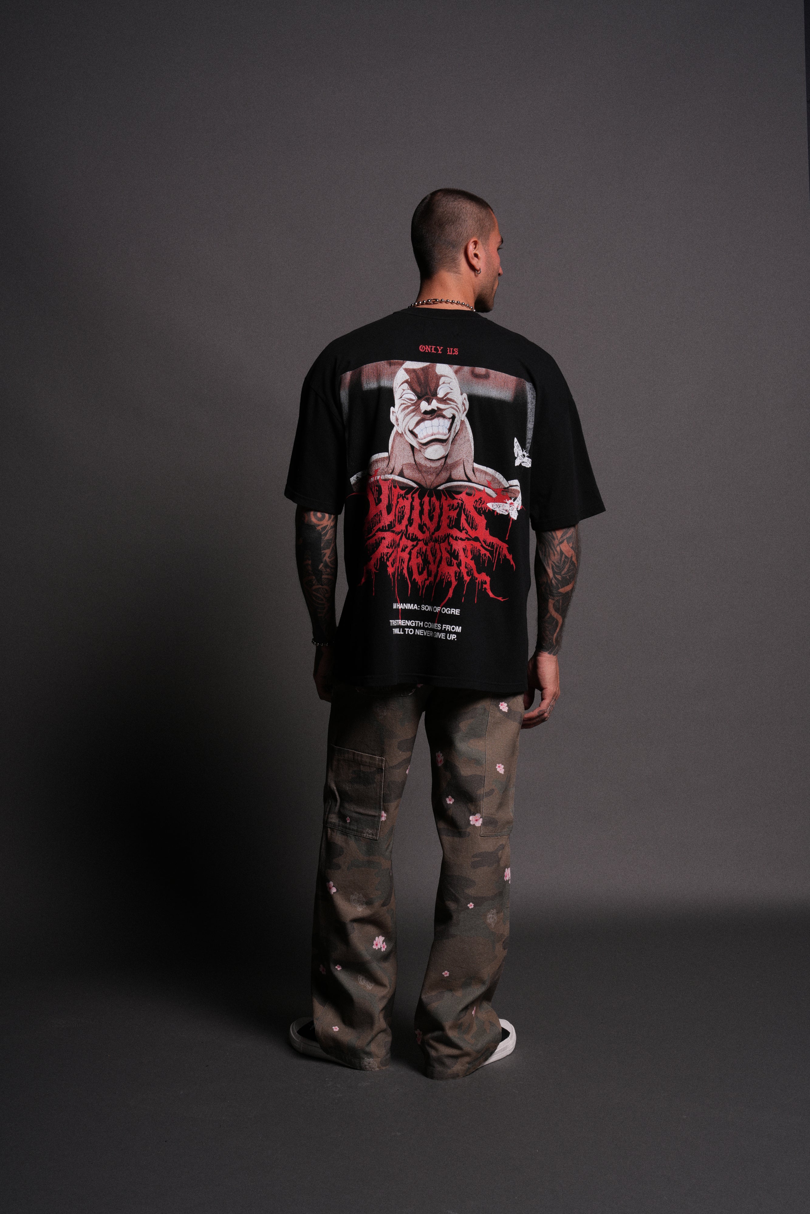 Jack Hammer "Premium" Oversized Tee in Black