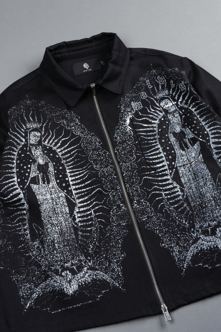 Nuestra Senora Ls Vince Shirt In Black