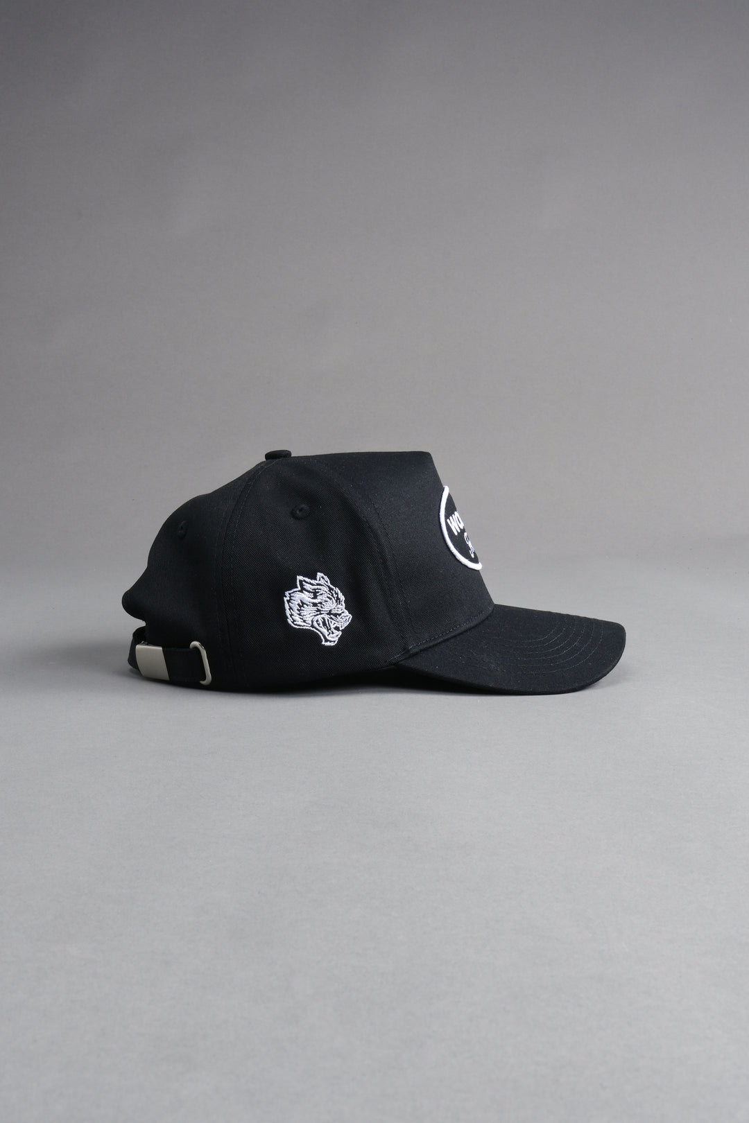Our Time 5 Panel Hat in Black