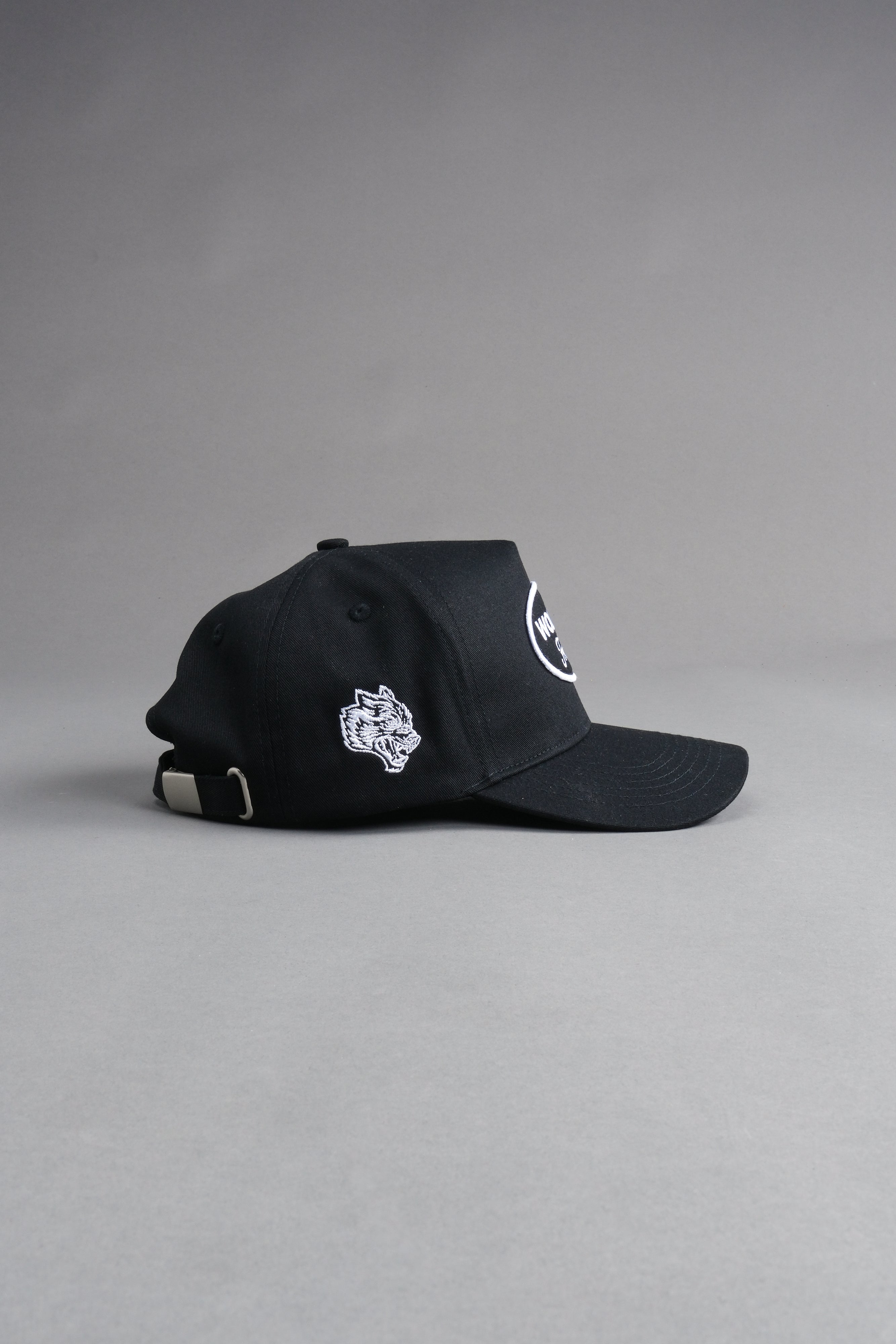 Our Time 5 Panel Hat in Black
