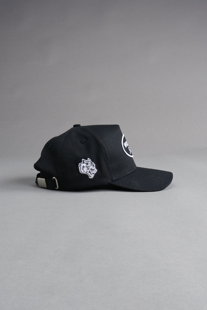 Our Time 5 Panel Hat in Black