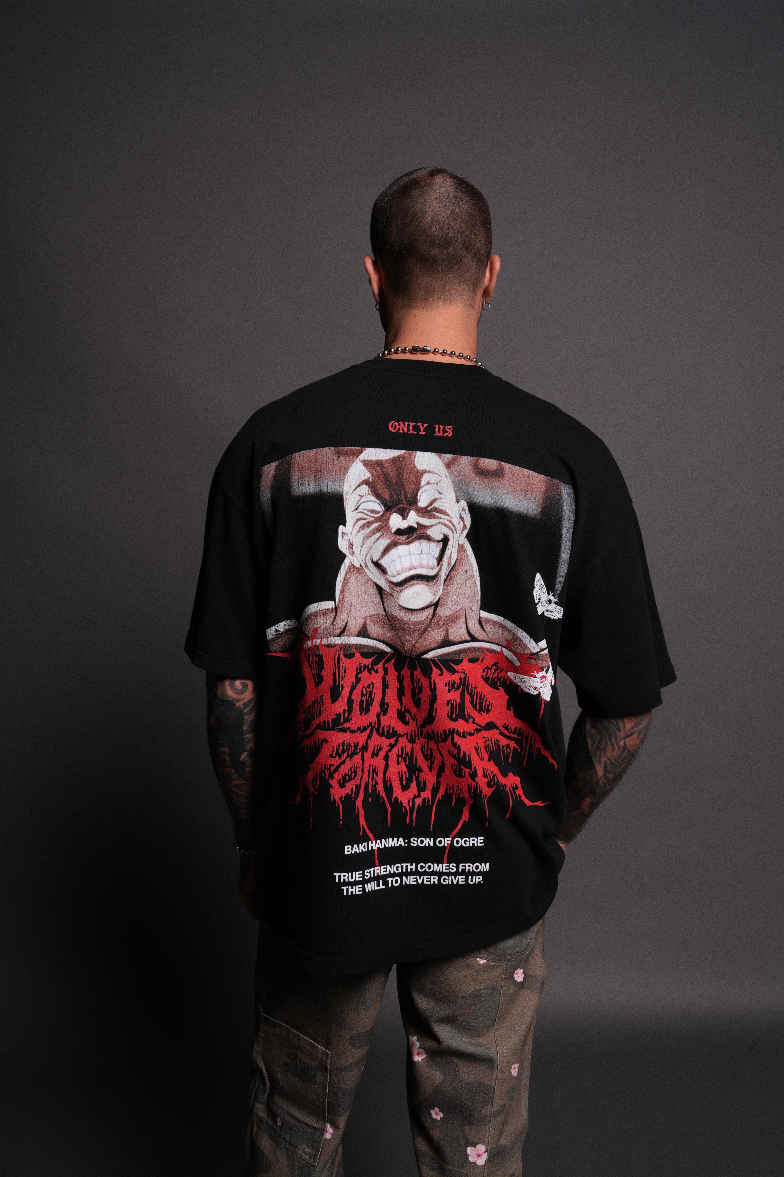 Jack Hammer "Premium" Oversized Tee in Black