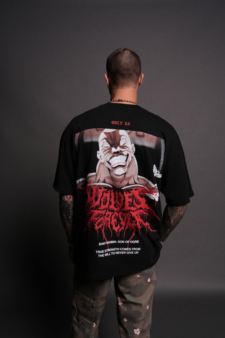 Jack Hammer "Premium" Oversized Tee in Black