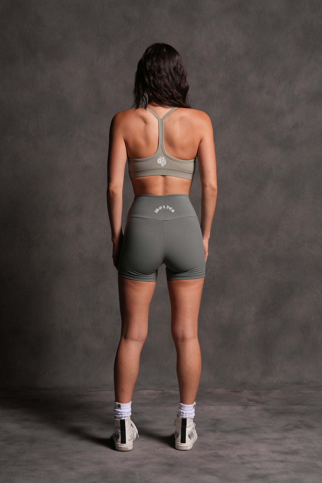 Dual Chopper "Energy" Beau Shorts in Greek Stone