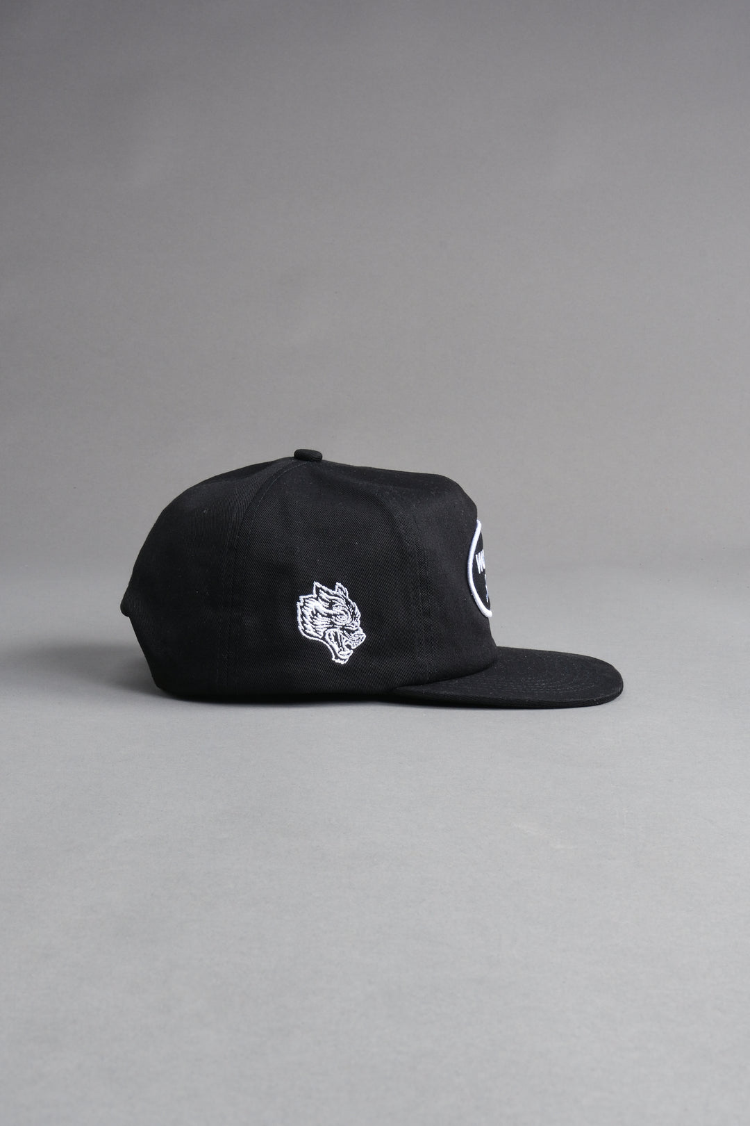 Our Time Vintage 5 Panel Hat in Black