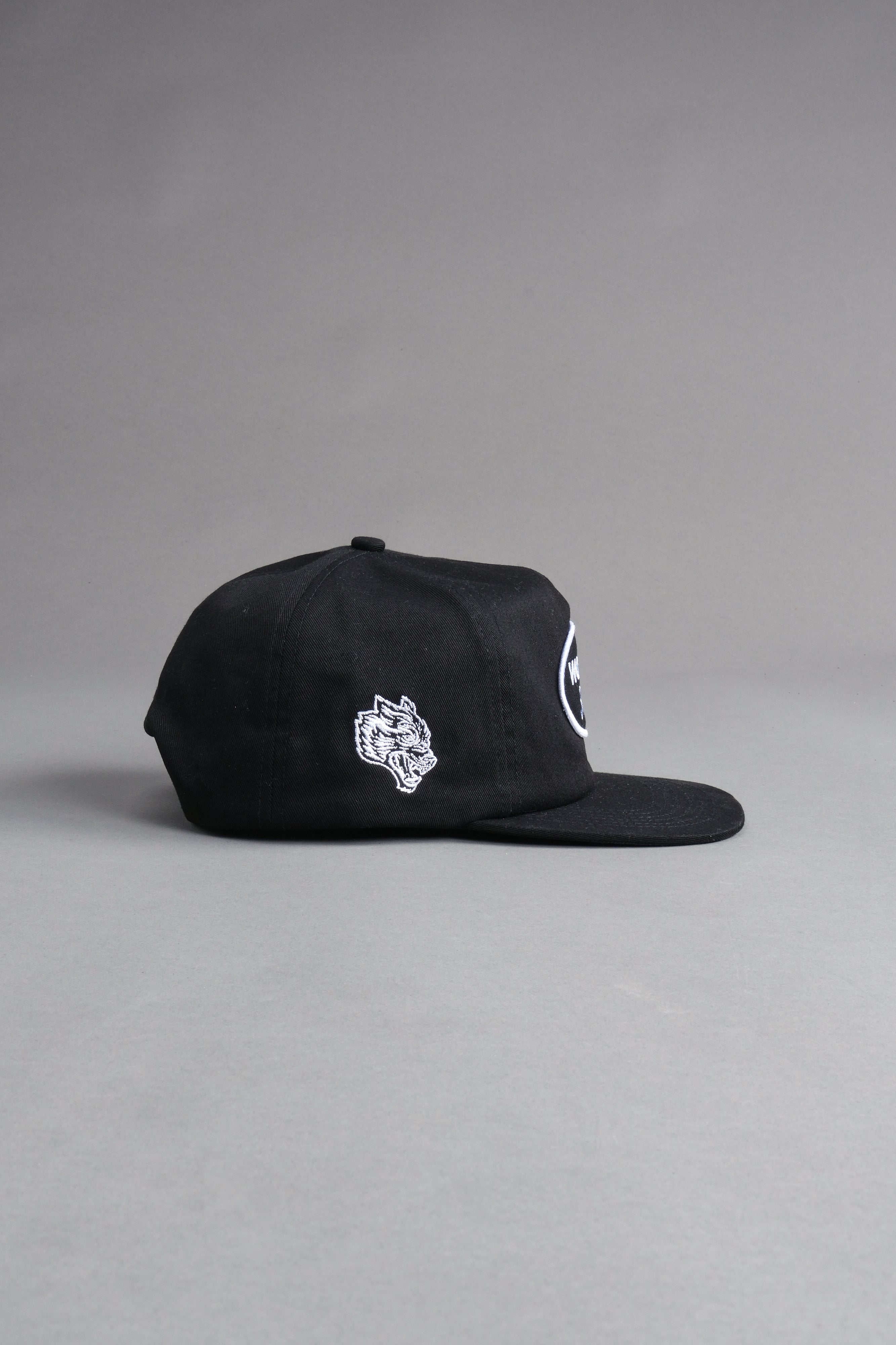Our Time Vintage 5 Panel Hat in Black