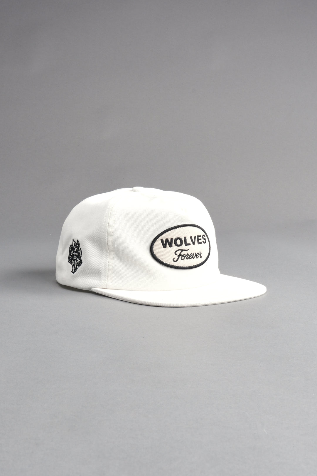 Our Time Vintage 5 Panel Hat in Cream