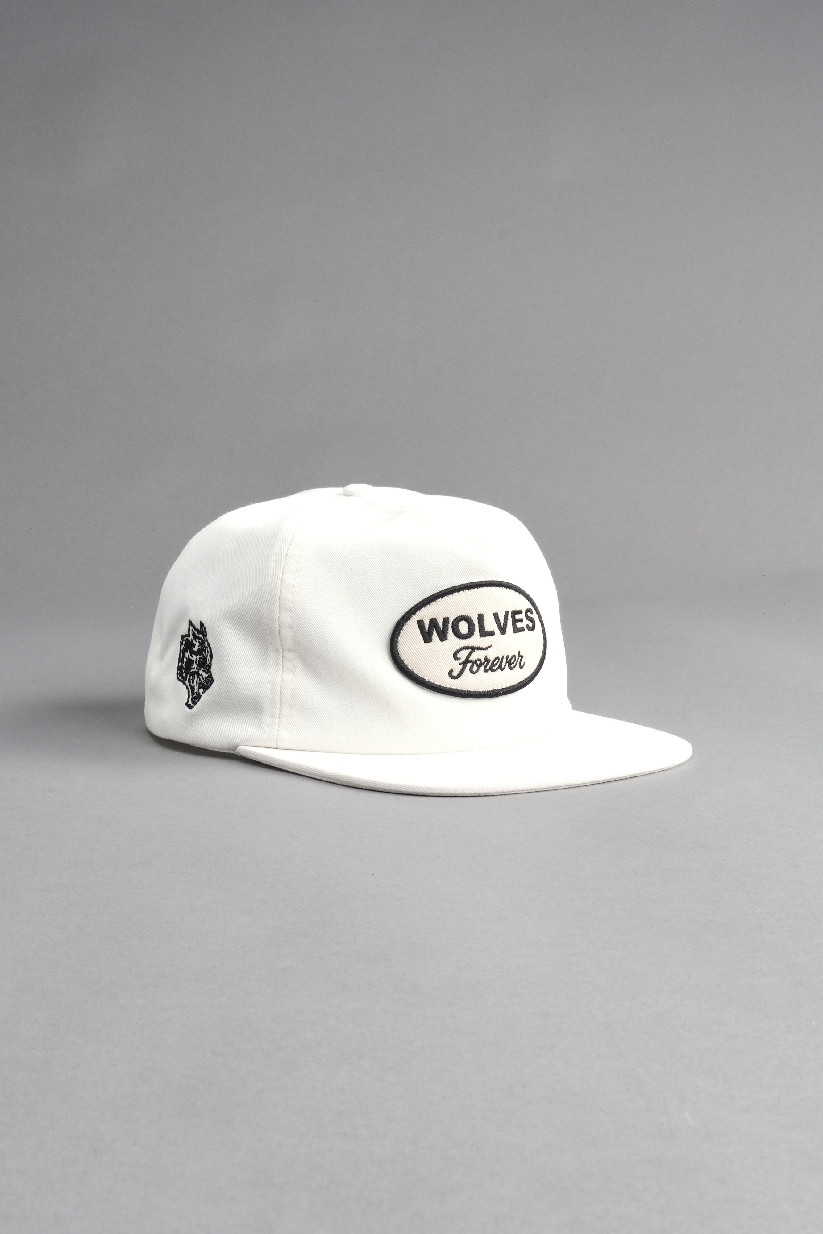 Our Time Vintage 5 Panel Hat in Cream