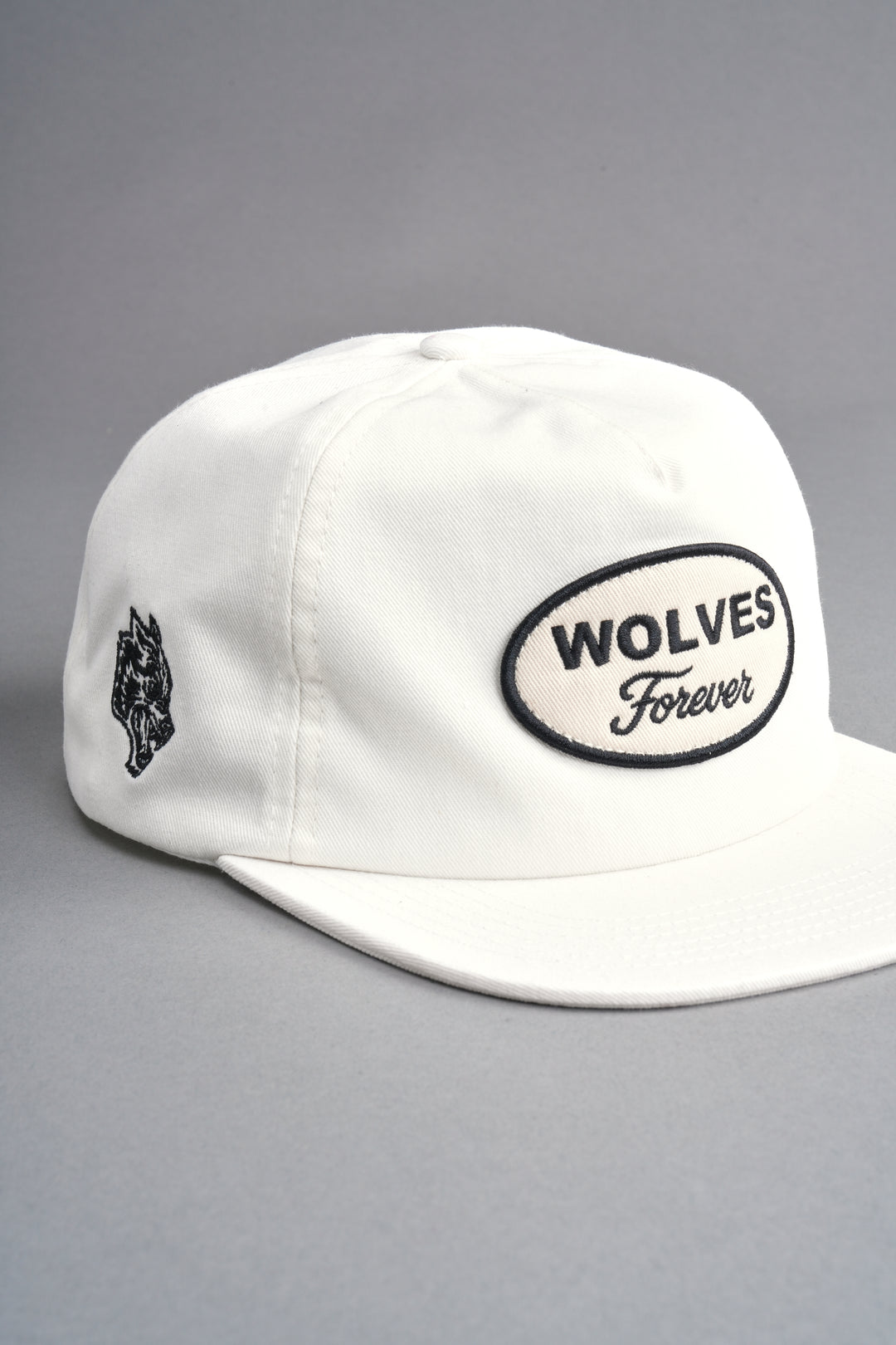 Our Time Vintage 5 Panel Hat in Cream