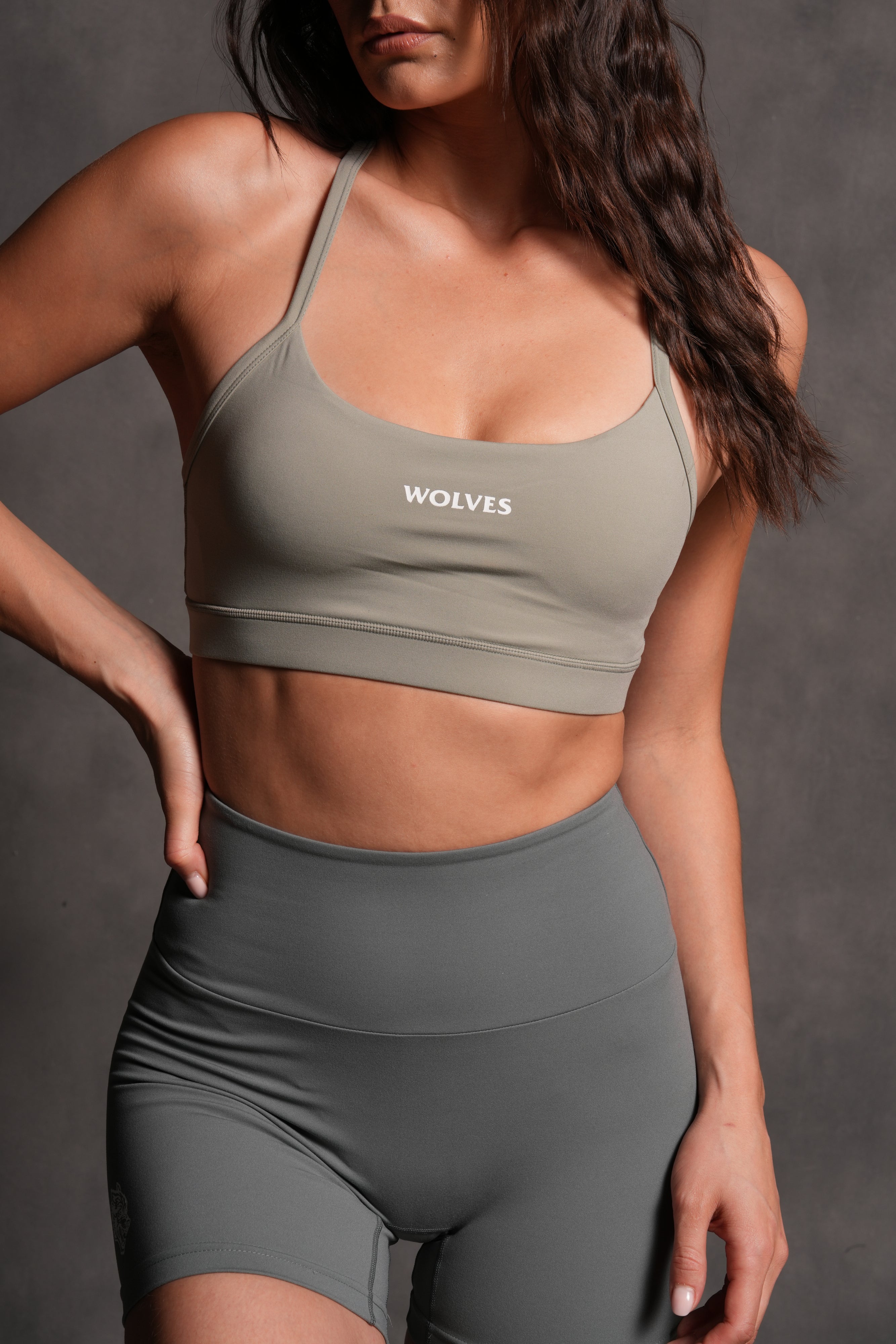 Hardcore V3 "Energy" Everyday Sports Bra in Owen Green