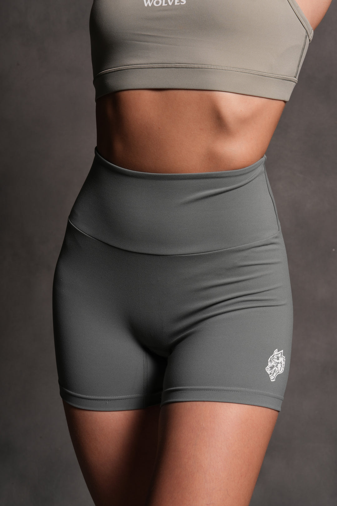 Dual Chopper "Energy" Beau Shorts in Greek Stone