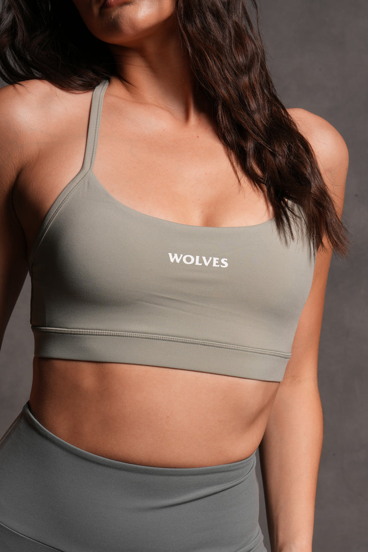 Hardcore V3 "Energy" Everyday Sports Bra in Owen Green