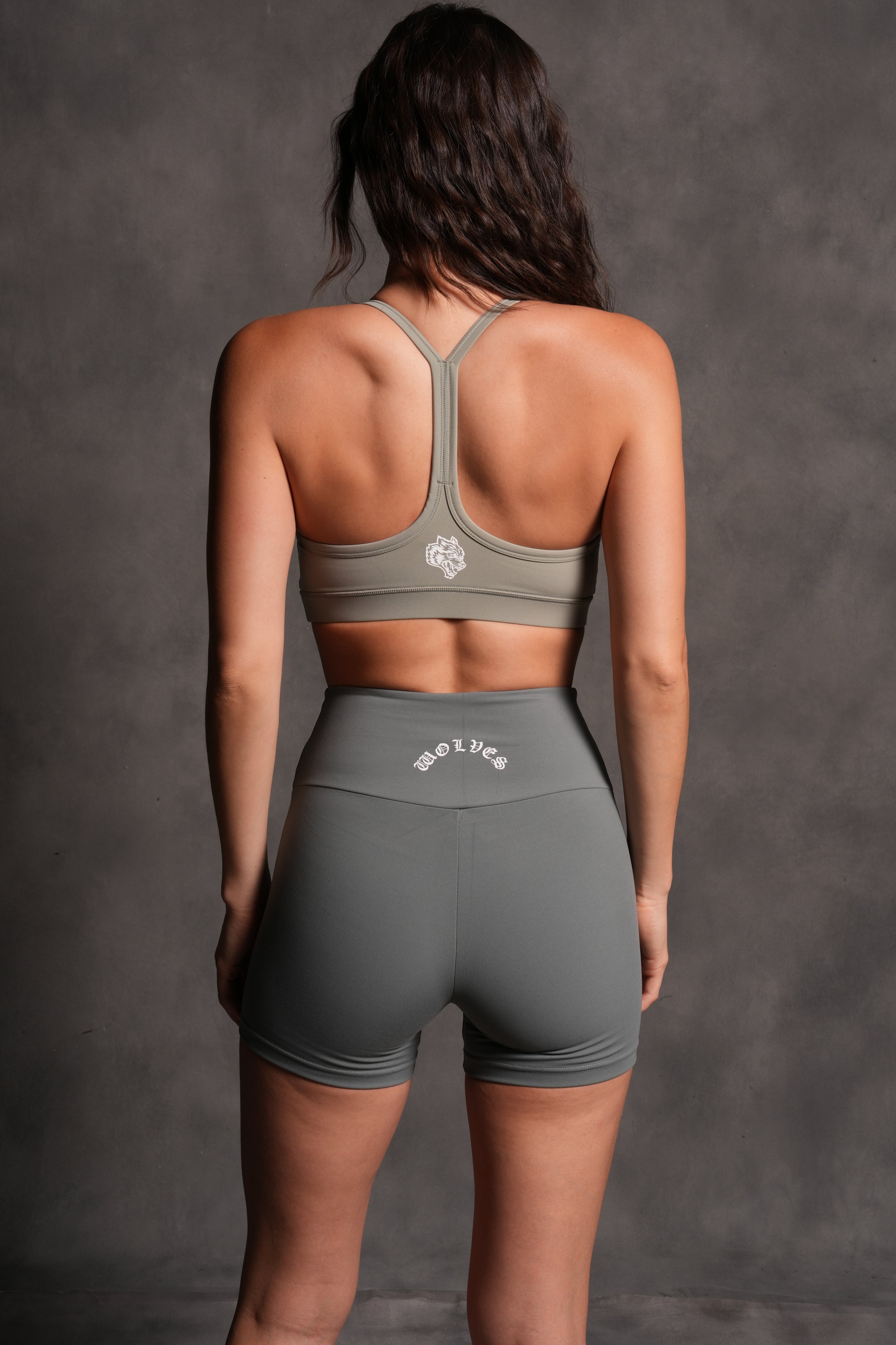Dual Chopper "Energy" Beau Shorts in Greek Stone