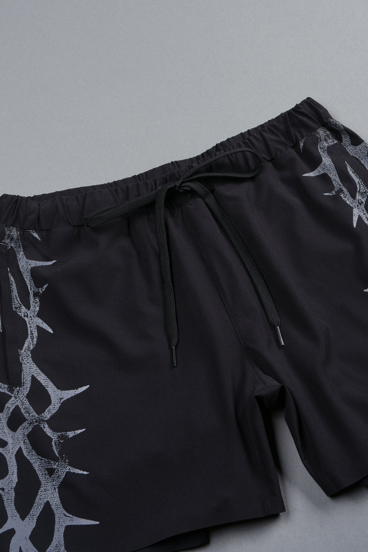 Thorn Corazon Compression Shorts In Black