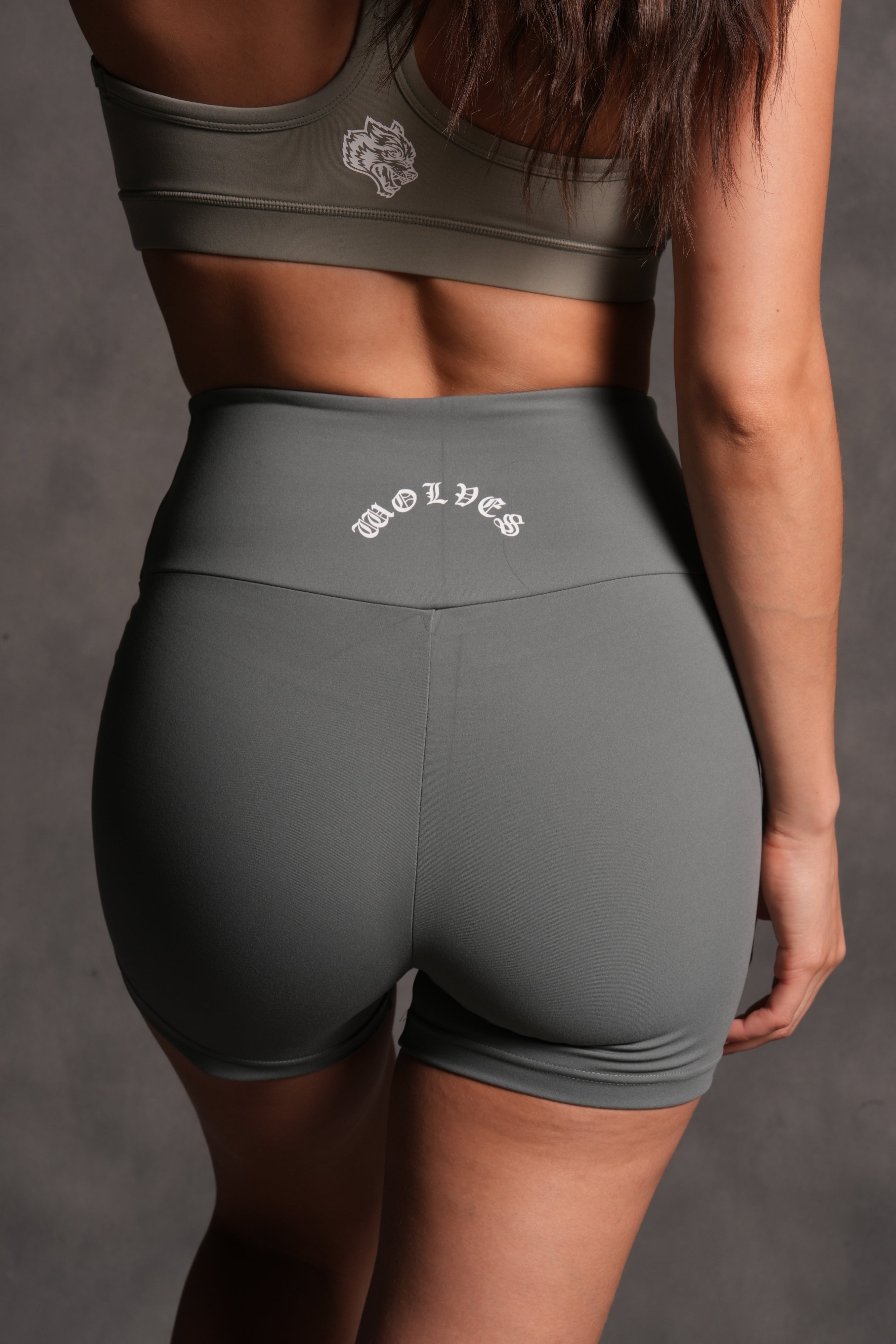Dual Chopper "Energy" Beau Shorts in Greek Stone