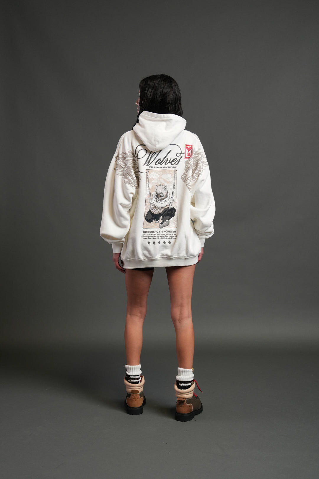 Will of the Beast "Pierce" Hoodie in Cream