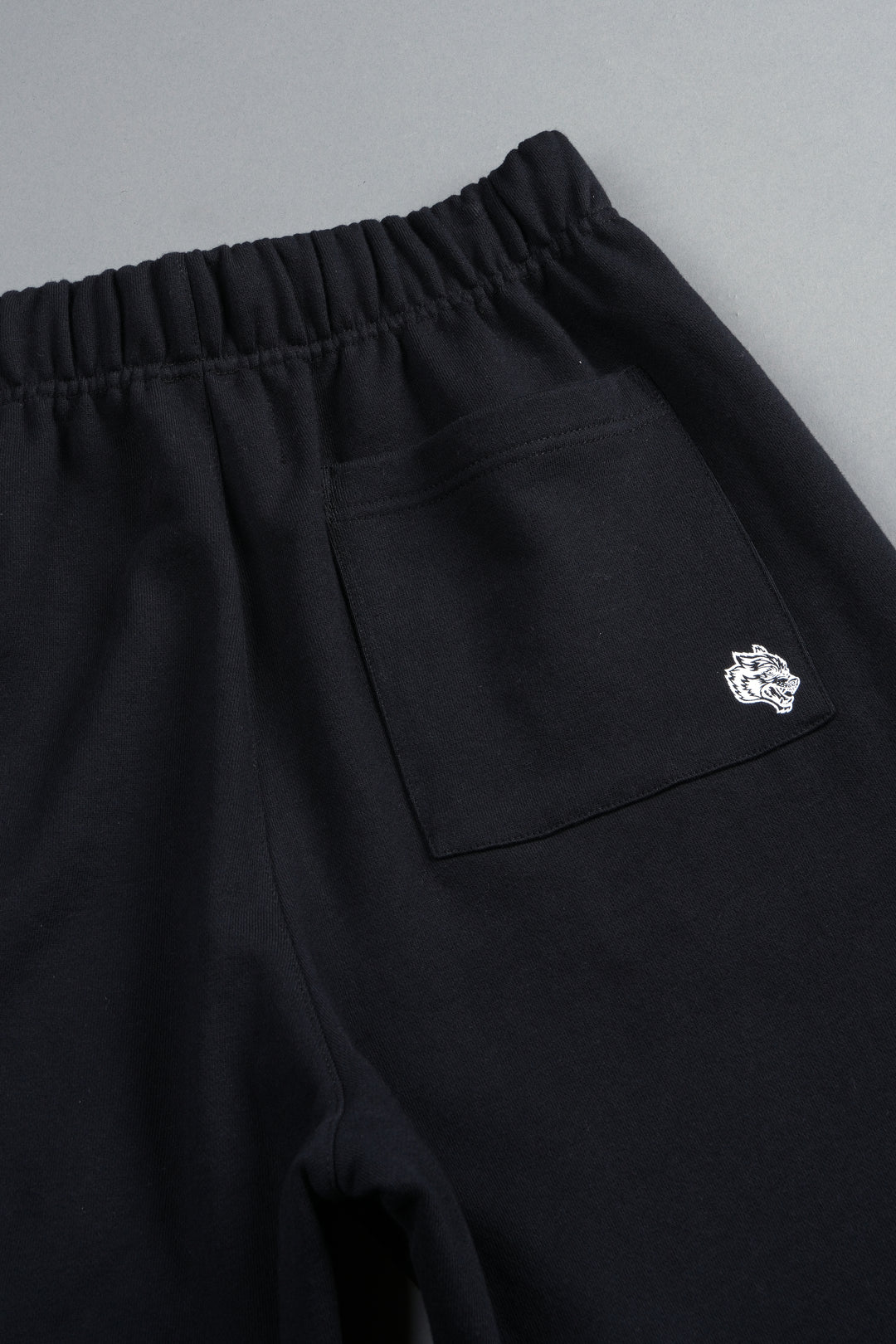 Dama De Las Rosas Grunge Oversized Raw Hem Post Lounge Sweat Shorts In Black