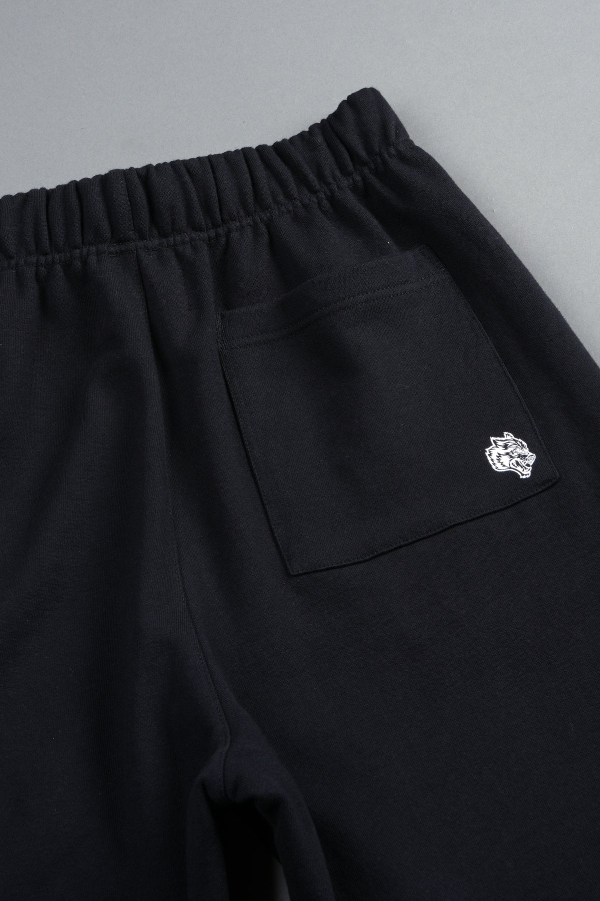 Dama De Las Rosas Grunge Oversized Raw Hem Post Lounge Sweat Shorts In Black