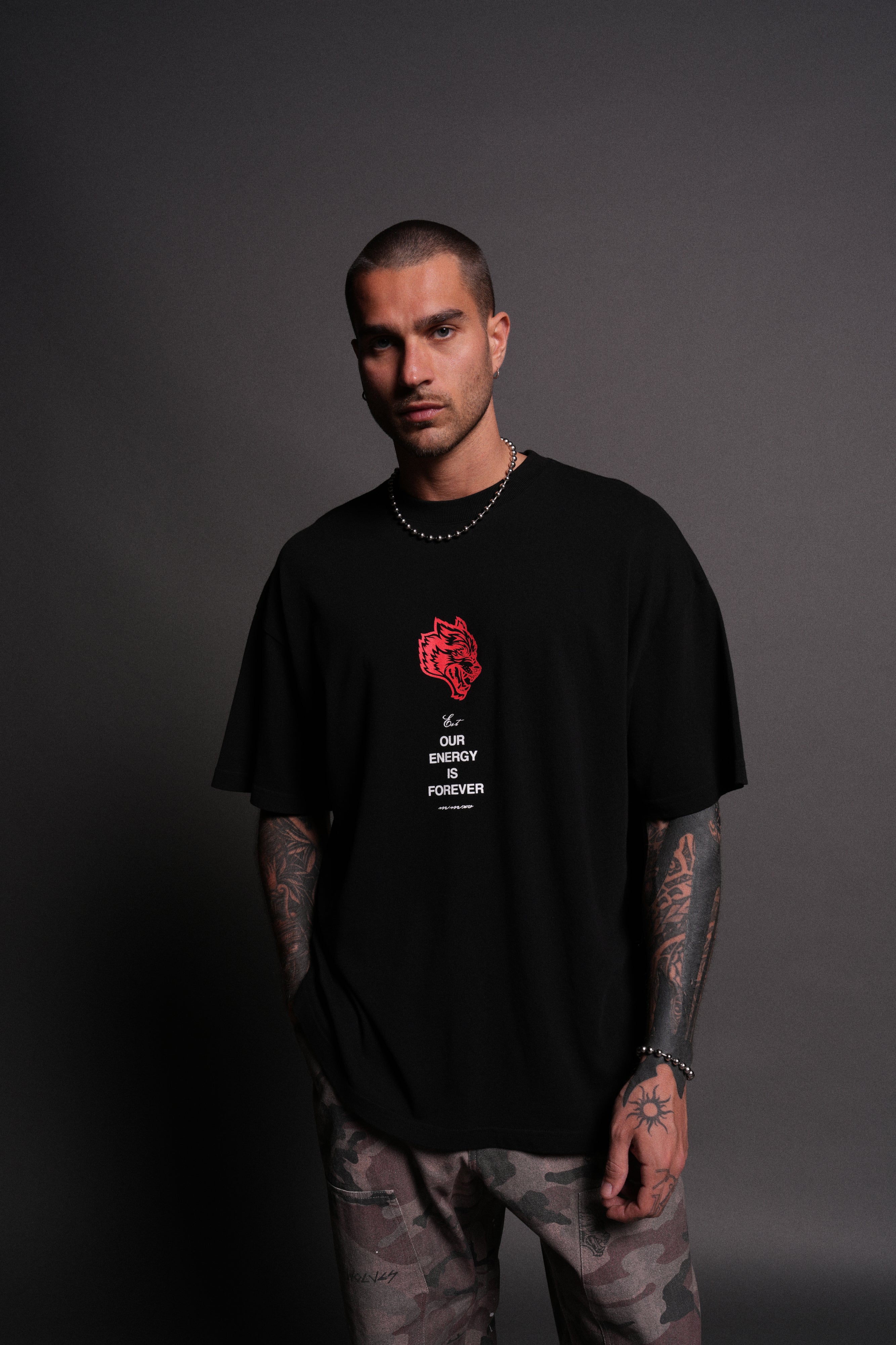 Hanma Legacy "Premium" Oversized Tee in Black