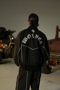 Wolves Quinn Unisex Track Jacket in Black