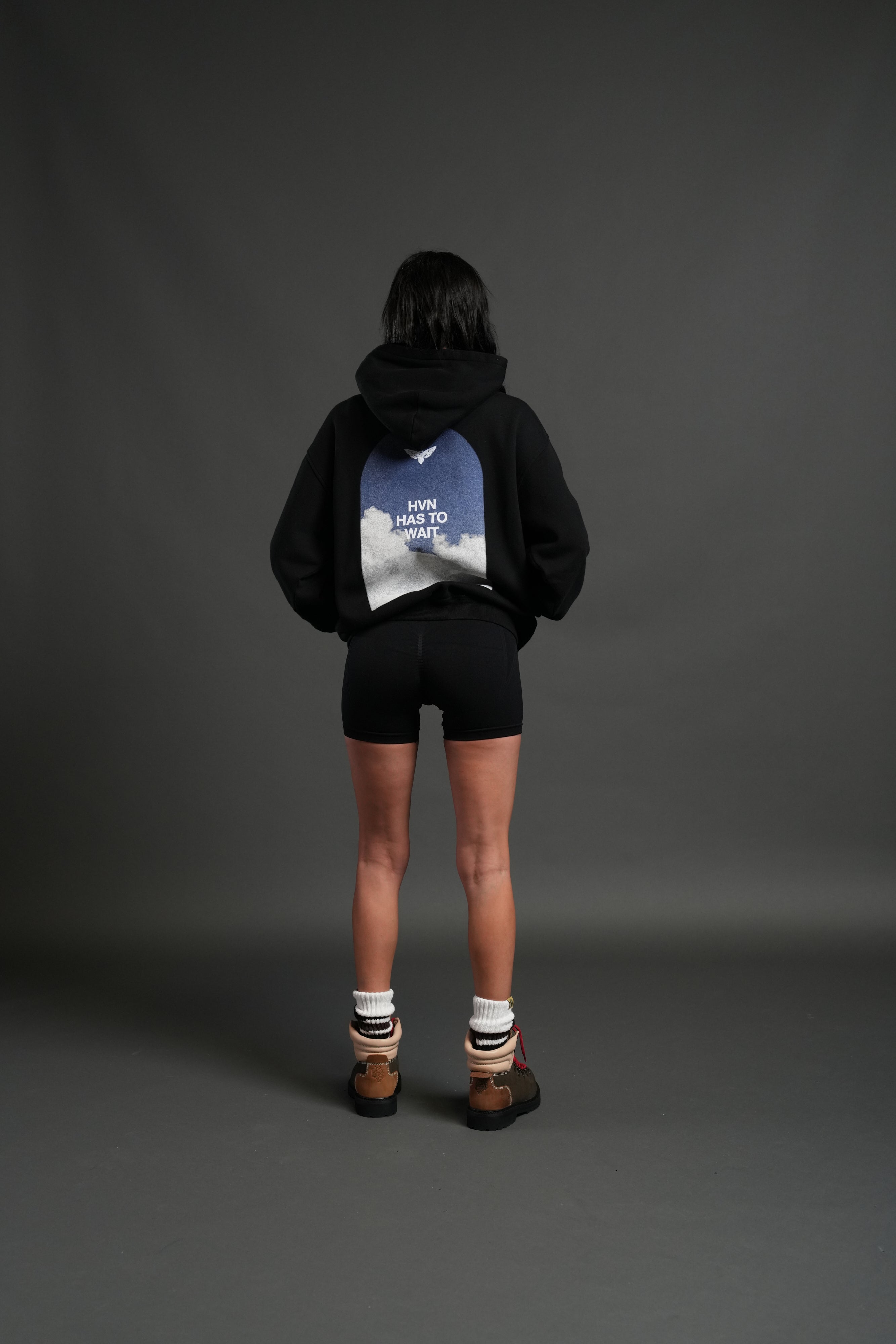 Window to Heaven Unisex "Pierce" Hoodie in Black