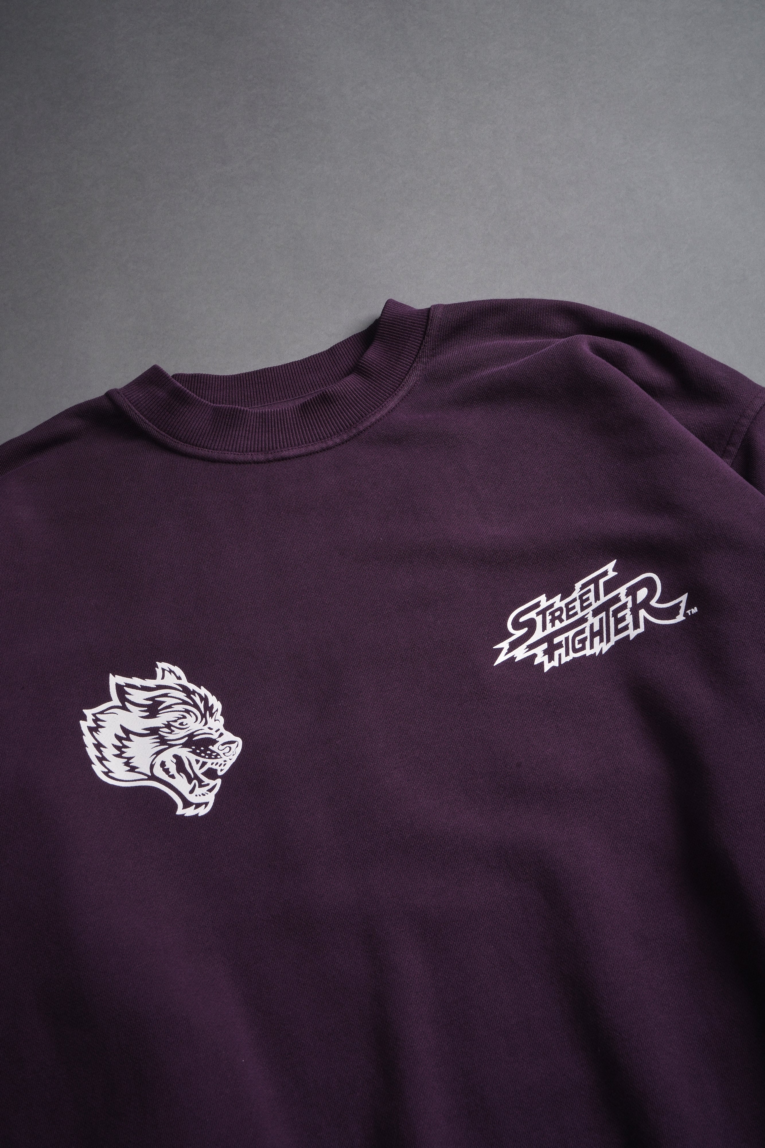 Final Boss Unisex London Crewneck in Storm Purple