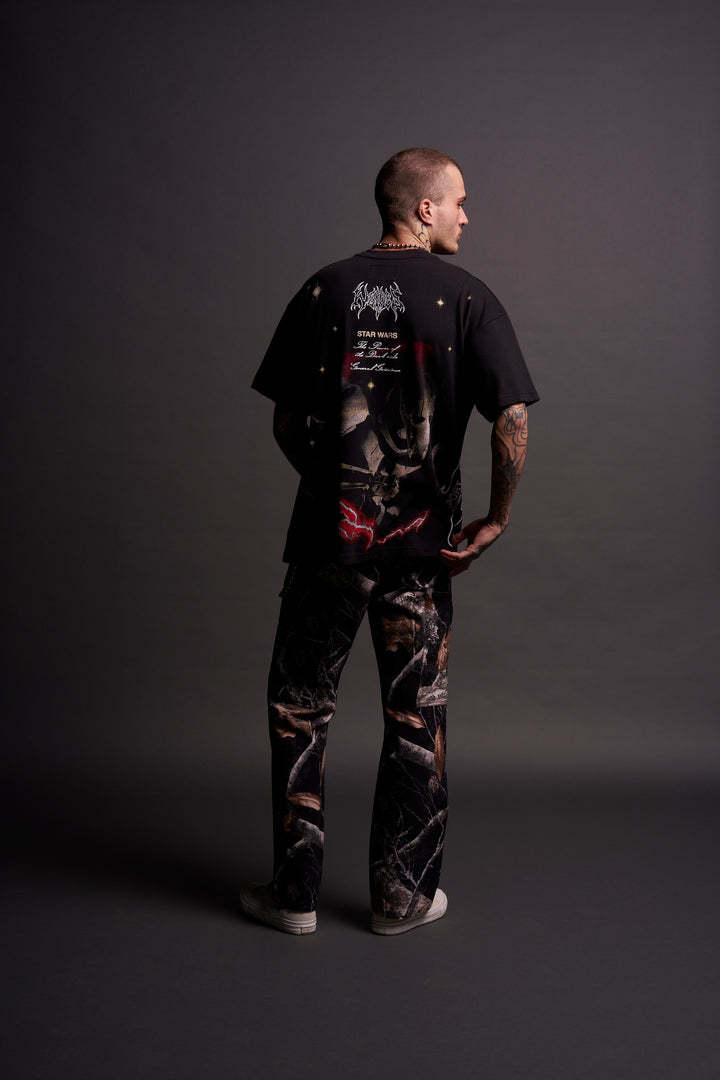 Grievous "Side By Side" Oversized Tee in Black