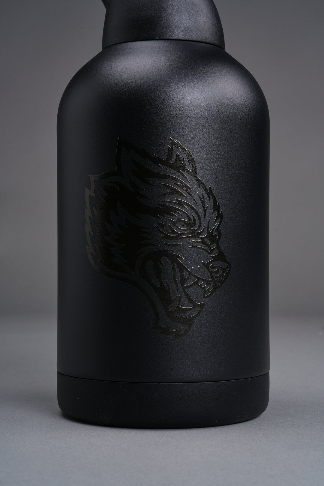 Wolf Head Water Jug in Black