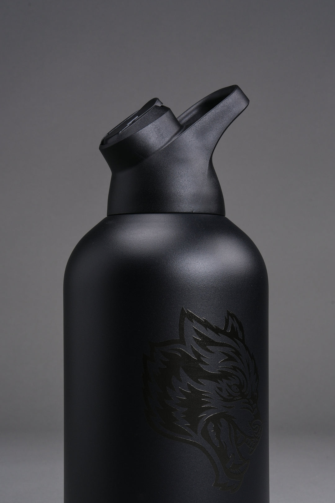 Wolf Head Water Jug in Black