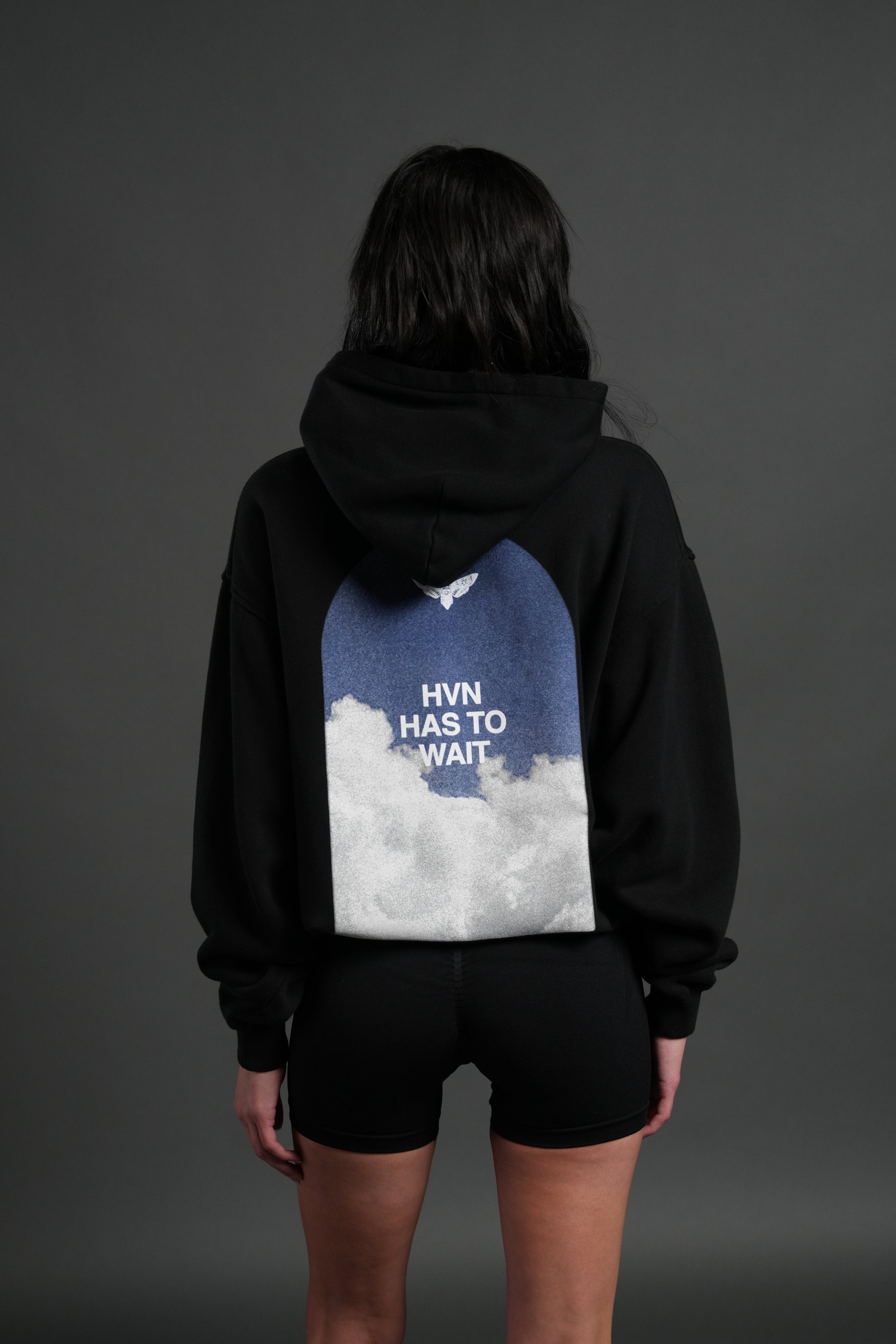 Window to Heaven Unisex "Pierce" Hoodie in Black