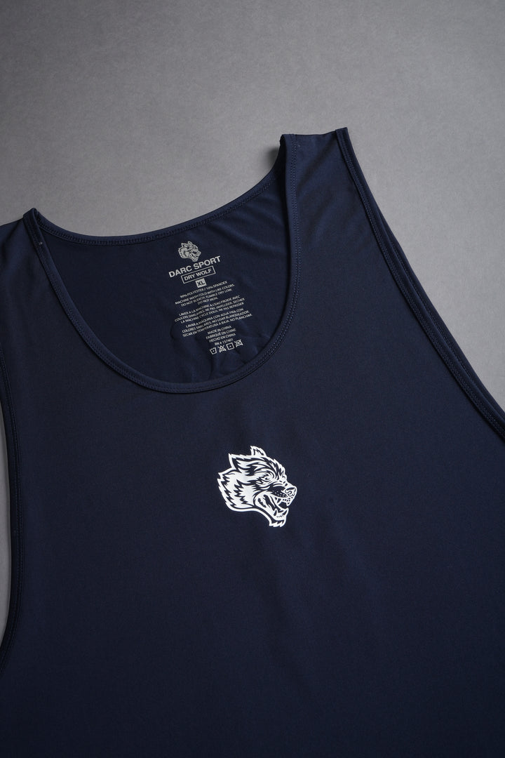 Ōkami "Dry Wolf" (Drop) Tank in Storm Blue