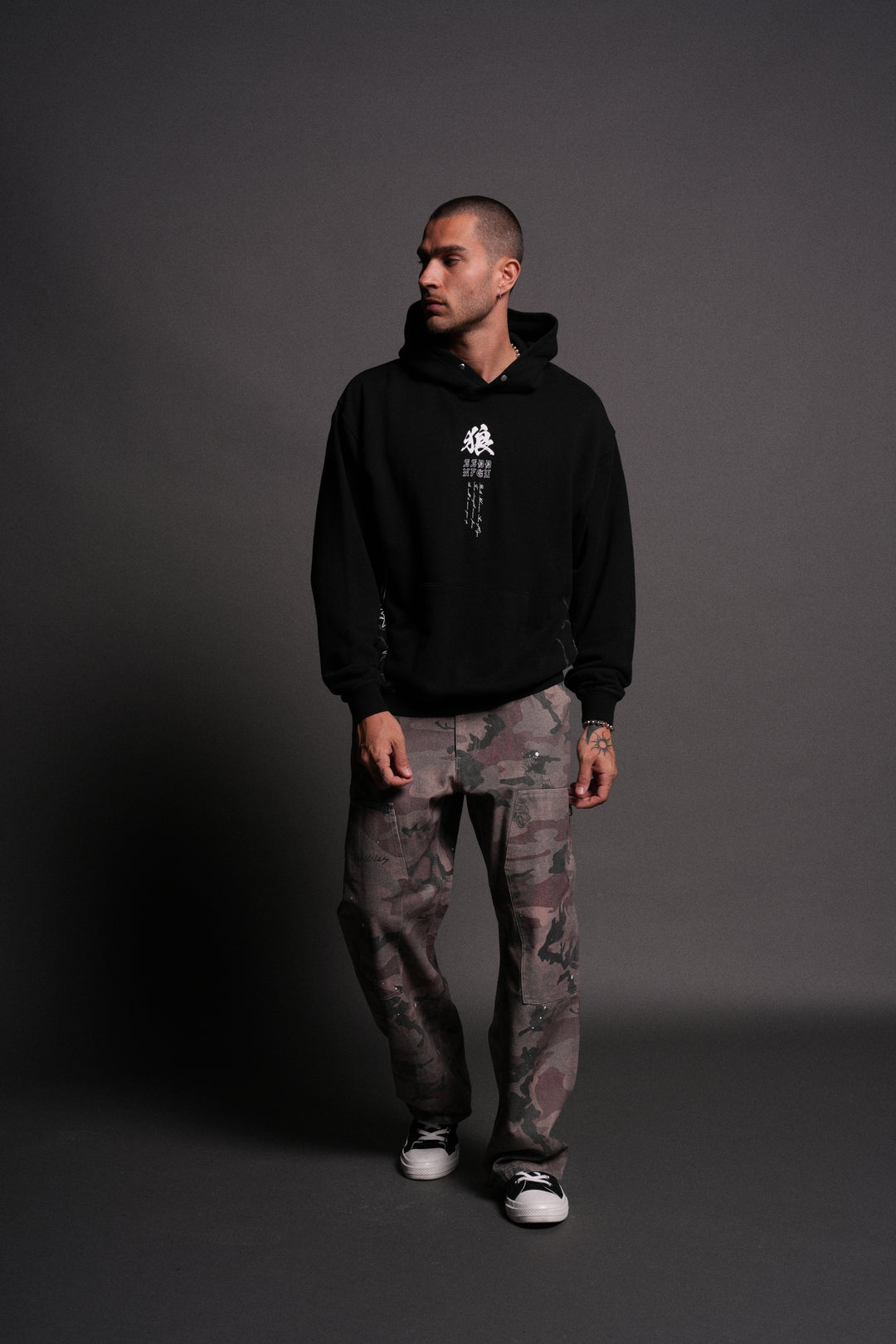 Baki Hanma "Pierce" Hoodie in Black
