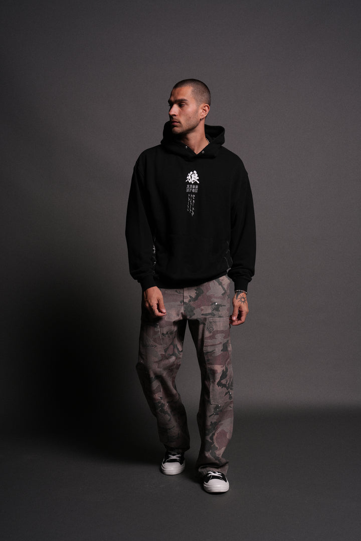 Baki Hanma "Pierce" Hoodie in Black