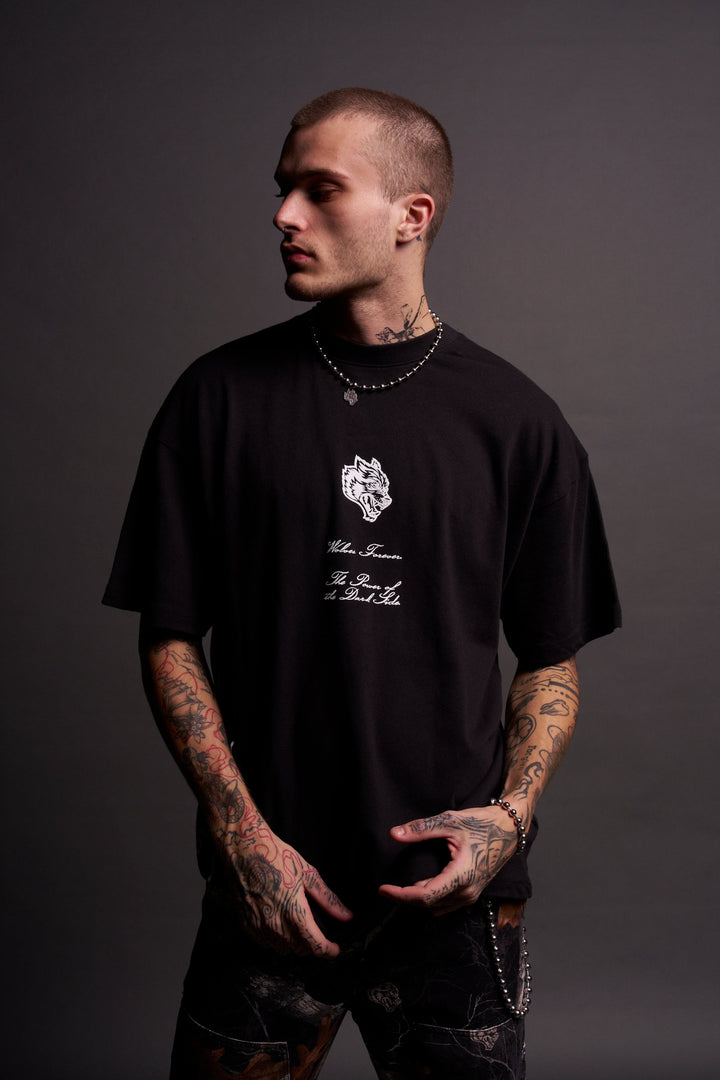 Grievous "Side By Side" Oversized Tee in Black