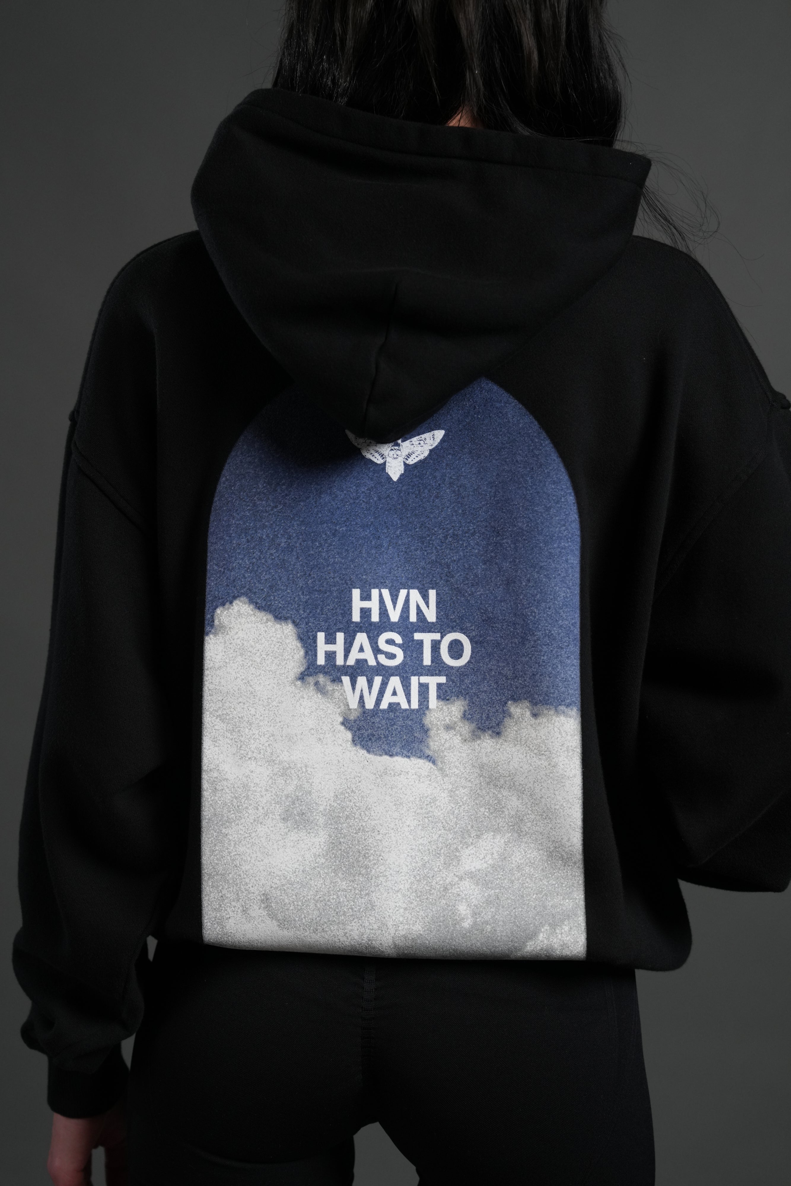 Window to Heaven Unisex "Pierce" Hoodie in Black